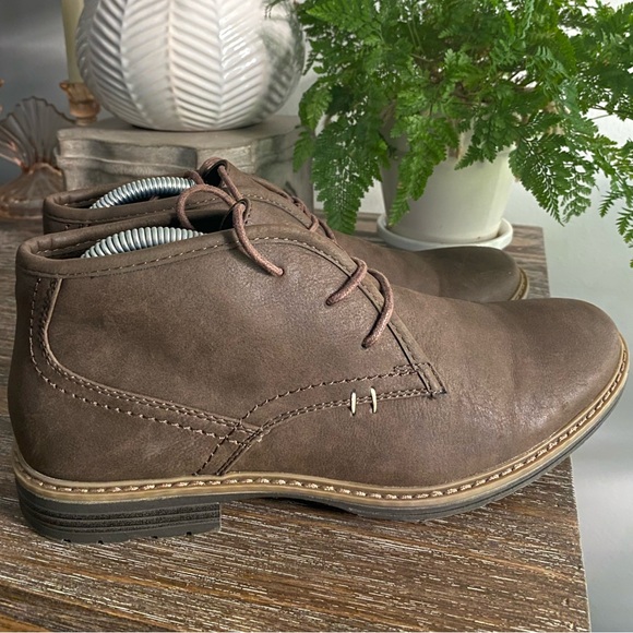 *NWOT* Varese Gobi II Mens 9 Chukka Boots Ankle Brown Lace Up Dress Shoe - Picture 5 of 11